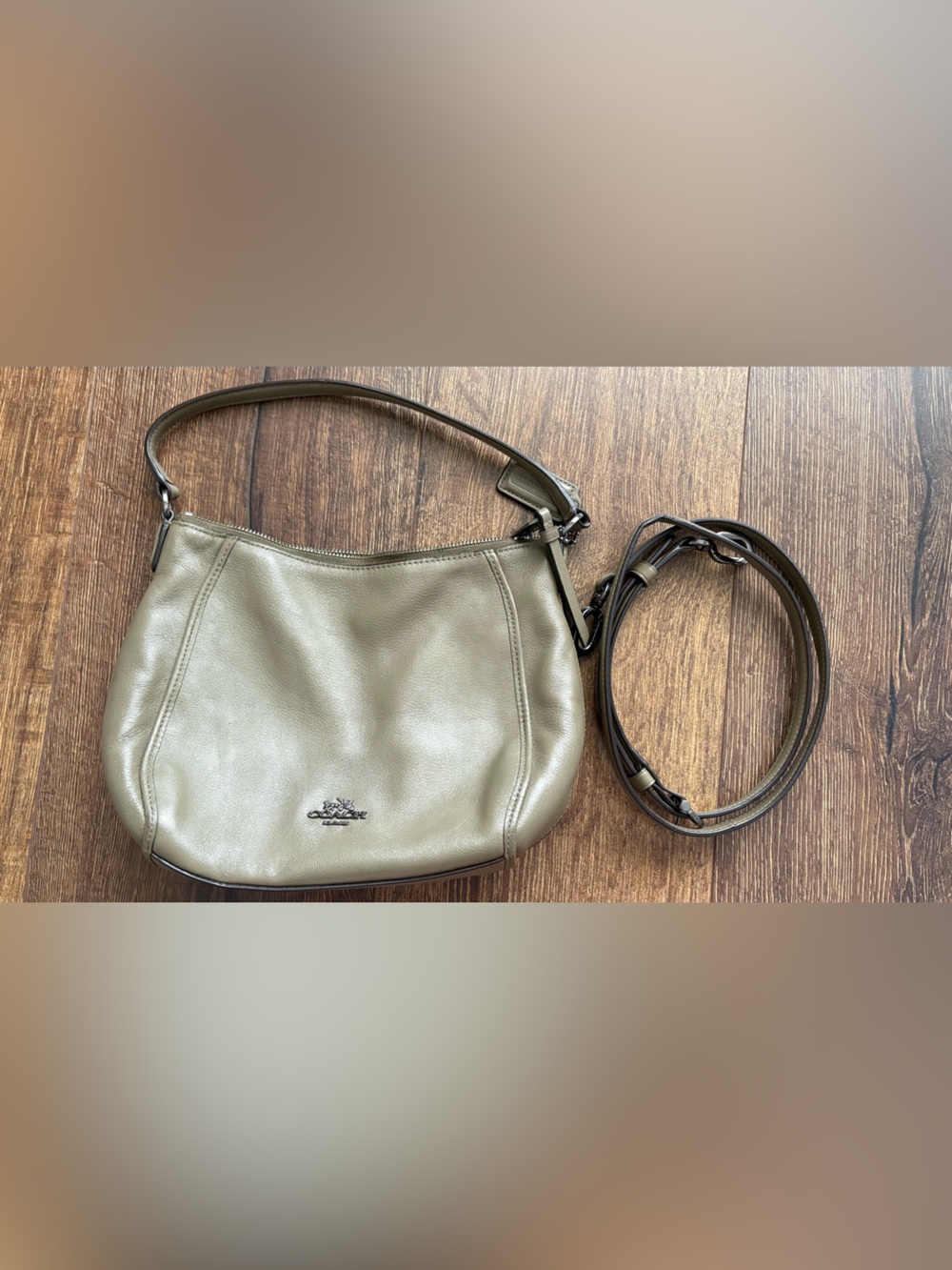 Coach Madison Top Handle, Olive - Picture 8 of 10